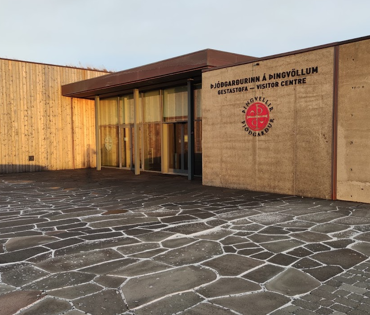 Entrance to the visitor centar at Hakið