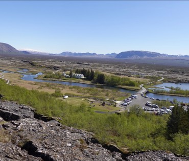 Verið að undirbúa tónleikasvæðið á Valhallarreitnum, p5